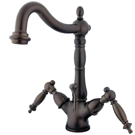 Kingston Brass KS1435TL 2-Handle Bthrm Faucet W/Brass Pop-Up & Cover Plate Bronze KS1435TL